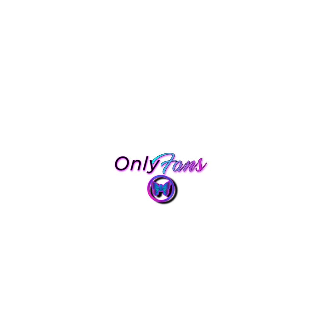 Brand logo: 'OnlyFans' in gradient pink-to-blue script with a circular butterfly emblem beneath it